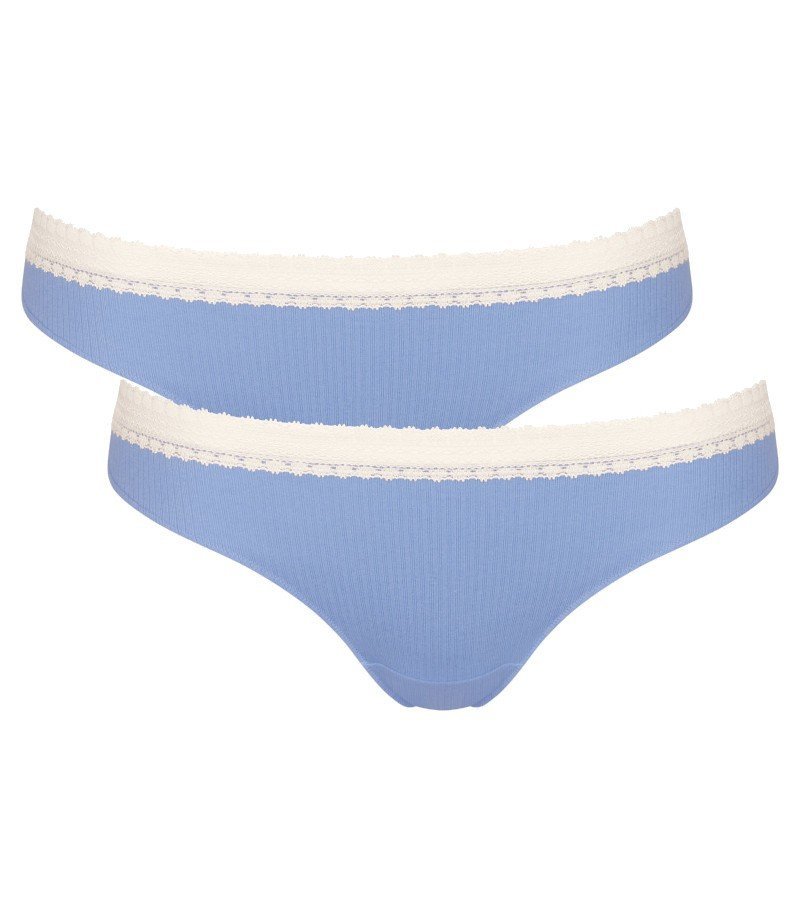 2x Majtki damskie sloggi GO Ribbed Brazil C2P-XL