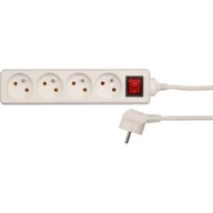 Przedłużacze i rozgałęźniki - Vorel Przedłużacz elektryczny z uziemieniem 4-gniazda 1,5m z wyłącznikiem 72525 - miniaturka - grafika 1