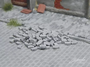 Juweela Kostka Brukowa typu W - Jasnoszara 1000 szt. - Akcesoria do gier planszowych - miniaturka - grafika 1