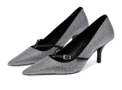 Czółenka - Michael Kors Selina pompy czółenka czarne, EU 39 - miniaturka - grafika 1