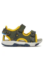 Buty dla chłopców - Geox Sandały B Sandal Multy Boy B450FA 014CE C0629 M Khaki - miniaturka - grafika 1