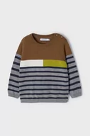 Swetry dla chłopców - Mayoral sweter dziecięcy kolor szary lekki - miniaturka - grafika 1