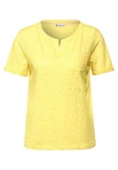 Koszulki i topy damskie - Street One T-shirt damski, Merry Yellow, 42 - miniaturka - grafika 1