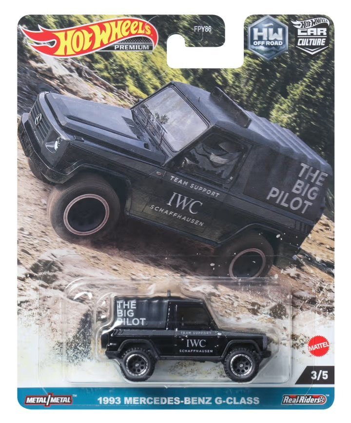 HOT WHEELS 1993 MERCEDES-BENZ G-CLASS HW OFF ROAD 3/5 HKC72
