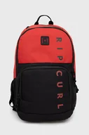 Plecaki - Rip Curl plecak męski kolor czerwony duży z nadrukiem - miniaturka - grafika 1