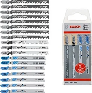 Bosch brzeszczot T zestaw EEU drewno-metal 18 sztuk 2607011439 - Brzeszczoty - miniaturka - grafika 1