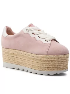 Espadryle damskie - Guess Espadryle Gabrial FL6GAB SUE13 Różowy - grafika 1