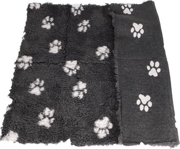 Active Canis Vetbed Large, grey with paws