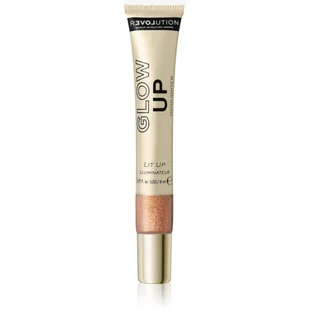 Makeup Revolution Relove Glow Up Liquid Highlighter) 8 ml - Korektory do twarzy - miniaturka - grafika 1