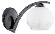 Lampy ścienne - Lemir Leo kinkiet 1 pł. / czarny połysk O2520 K1 CZA - miniaturka - grafika 1