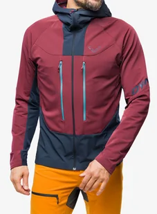 Kurtka softshell Dynafit TLT Dynastretch Jacket - burgundy - Kurtki narciarskie - miniaturka - grafika 1