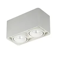 Lampy sufitowe - Italux Bonnie LED lampa sufitowa 2-punktowa SLC78005/20W WH - miniaturka - grafika 1