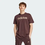 Koszulki sportowe damskie - Essentials Single Jersey Linear Embroidered Logo Tee - miniaturka - grafika 1