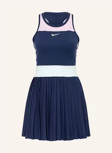 Nike Sukienka Tenisowa Court Dri-Fit Slam Z Siateczką blau - Sukienki - miniaturka - grafika 1