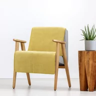 Narzuty - Narzuta pikowana EUROFIRANY Sofia, ciemnożółty, 70x160 cm - miniaturka - grafika 1