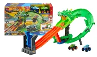 Samochody i pojazdy dla dzieci - Hot Wheels Monster Trucks Rekiny vs Dinozaury - model lub pojazd - miniaturka - grafika 1