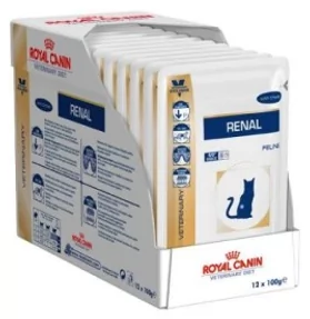 Royal Canin weterynaria Renal with Chicken 12x85g saszetka 16603-uniw - Mokra karma dla kotów - miniaturka - grafika 1