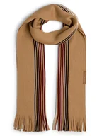 Apaszki i szaliki męskie - Tommy Hilfiger Szalik z zawartością wełny Mężczyźni Sztuczne włókno beżowy w paski, ONE SIZE - miniaturka - grafika 1