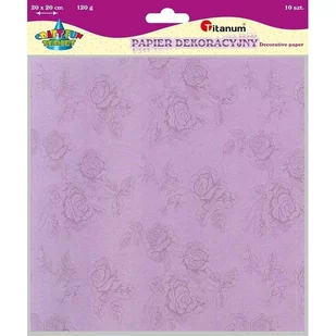 Papier dekoracyjny a"10 szt.120g.20x20cm 20651 - Szkolne artykuły papiernicze - miniaturka - grafika 1