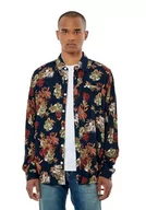 Kurtki męskie - Kaporal Chill Kurtka męska, Granatowy, L - miniaturka - grafika 1