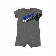Rampersy - Rampers dziecięcy krótki rękawek NIKE 6 miesięcy - miniaturka - grafika 1