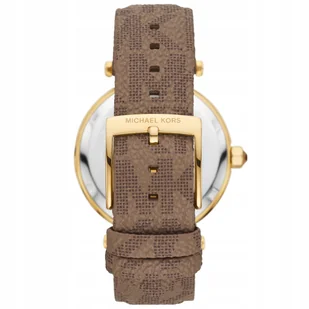 Pasek do zegarka Michael Kors Parker MK2973 skórzany logo - Akcesoria do zegarków - miniaturka - grafika 1