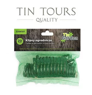 KLIPSY OGRODNICZE 7x5,5cm x 10szt. 4,8x3,5cm x10szt. - Pozostałe akcesoria do uprawy roślin - miniaturka - grafika 1