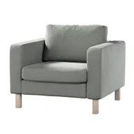 Pokrowce na meble - Pokrowiec na fotel Karlstad, szary, 89 x 89 x 64 cm, Living Velvet - miniaturka - grafika 1