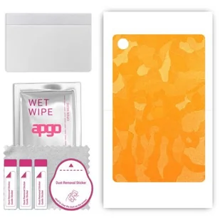 folia naklejka skórka strukturalna na TYŁ do Samsung Galaxy Tab A9+ Plus - Moro Camo Żółty - apgo SKINS - Akcesoria do tabletów i e-booków - miniaturka - grafika 1