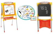 Tablice dla dzieci - Smoby 28048 Duża tablica dwustronna+akcesoria - miniaturka - grafika 1