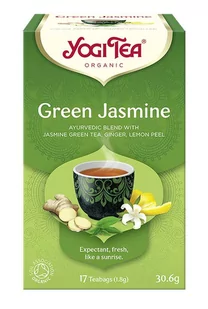 YOGI TEA HERBATA ZIELONA JAŚMINOWA (GREEN JASMINE) BIO (17 x 1,8 g) 30,6 g - Herbata - miniaturka - grafika 1