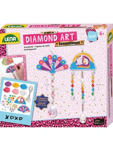 LENA Zestaw kreatywny "Diamond Art" - 6+ - Zabawki kreatywne - miniaturka - grafika 1