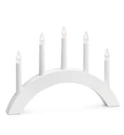 Oświetlenie świąteczne - Markslöjd 704469 - Świecznik świąteczny ATLE 5xE10/3W/230V biały - miniaturka - grafika 1