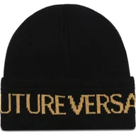 Czapki damskie - Versace Jeans Couture Czapka | z dodatkiem wełny - miniaturka - grafika 1