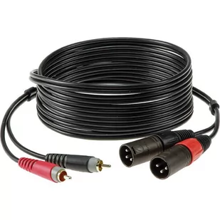 Klotz AT-CM0200 Kabel 2x RCA - 2 x XLR męski 2m - Kable - miniaturka - grafika 1