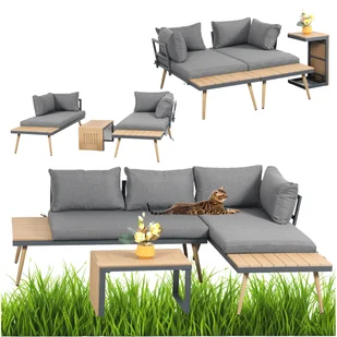Modułowe meble ogrodowe 3w1 Palma Meven - Meble ogrodowe - miniaturka - grafika 1