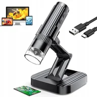 Mikroskopy i lupy - MIKROSKOP CYFROWY 50X-1000X 1080P Z 8 LED DO PC LAPTOP TELEFON - miniaturka - grafika 1