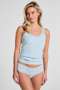 Hunkemöller Szorty brazyliany Renee Rib Niebieski - Majtki damskie - miniaturka - grafika 1