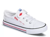 Buty dla dziewczynek - Buty dziecięce Lee Cooper Smart Step Białe (LCW-22-44-0804K) - miniaturka - grafika 1