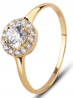 Pierścionki - ZŁOTY PIERŚCIONEK ZARĘCZYNOWY VALENTINE 2 333 - miniaturka - grafika 1