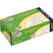 Rękawiczki jednorazowe - Grosik GR Rękawiczki LATEKSOWE ROZMIAR L 100SZT (ZZA316000) - miniaturka - grafika 1