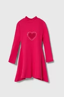 Sukienki i spódniczki dla dziewczynek - Desigual sukienka dziecięca kolor fioletowy mini rozkloszowana - miniaturka - grafika 1