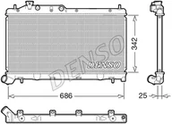 Układ chłodzenia - akcesoria - Chłodnica, układ chłodzenia silnika Denso DRM36026 - miniaturka - grafika 1
