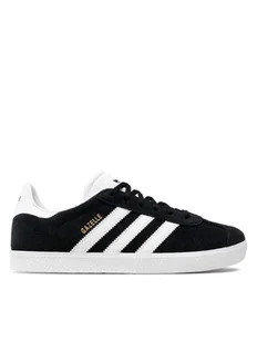 adidas Sneakersy Gazelle J BB2502 Czarny - Buty dla dziewczynek - miniaturka - grafika 1