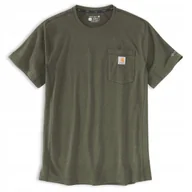 Koszulki męskie - Koszulka Carhartt Force Midweight S/S Pocket - miniaturka - grafika 1