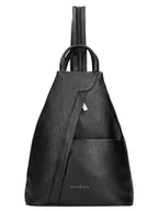 Torebki damskie - Wojas Skórzany plecak w kolorze czarnym - 25 x 30 x 12 cm - miniaturka - grafika 1