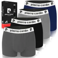Majtki męskie - Pierre Cardin Bokserki Męskie Bawełniane BCX4 GREY 4 sztuki Rozmiar L - miniaturka - grafika 1