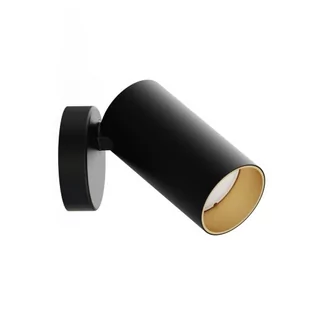 Nowodvorski Lampa natynkowa sufitowa MONO I BLACK GOLD 10W GU10 czarny złoty 7763 - Lampy sufitowe - miniaturka - grafika 1