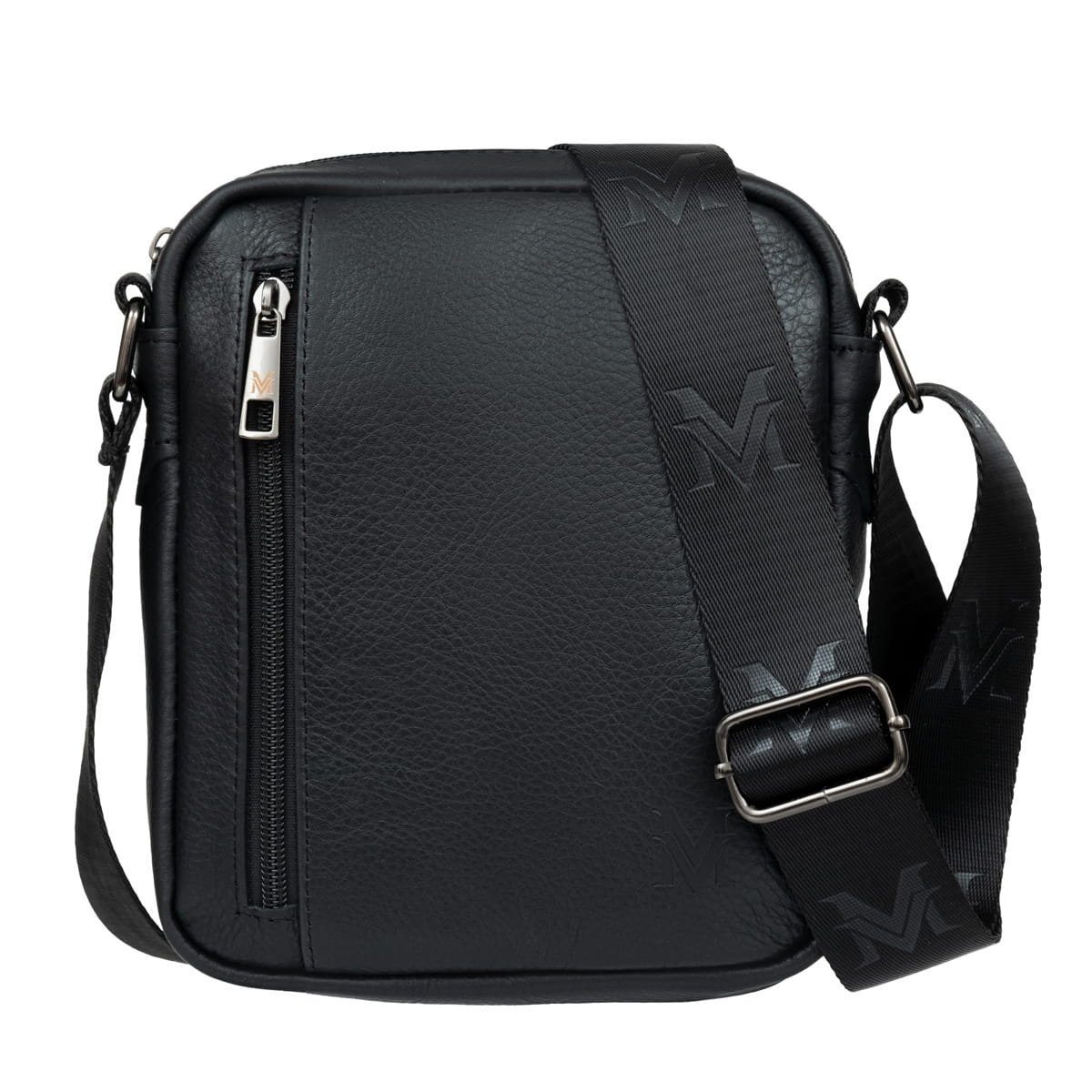 Mała Torba Męska Skórzana VerMari Forta Czarna