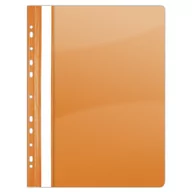 Teczki i skoroszyty - skoroszyt donau, pvc, a4, twardy, 150/160mikr., wpinany, pomarańczowy, 10 szt. - miniaturka - grafika 1
